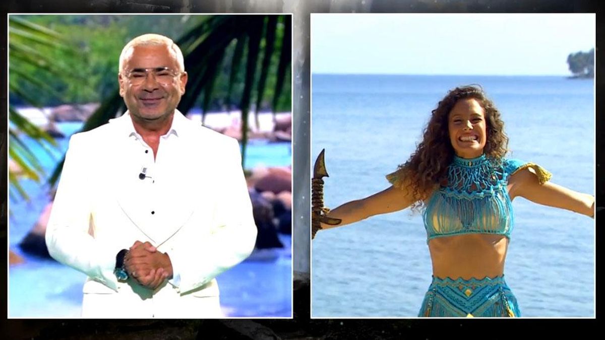 Jorge Javier y Laura Madrueño, en el estreno de 'Supervivientes 2024'