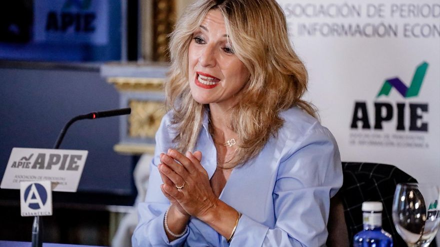 Yolanda Díaz rechaza la propuesta de la banca para hipotecados: "Esto no va solo de vulnerables, sino de clases medias"