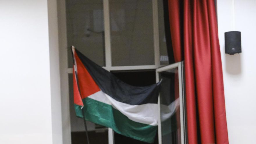 Activistas se encierran en la Universidad de Valladolid contra el "genocidio" en Gaza