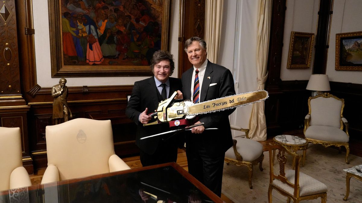 Javier Milei y Cristopher Landau
