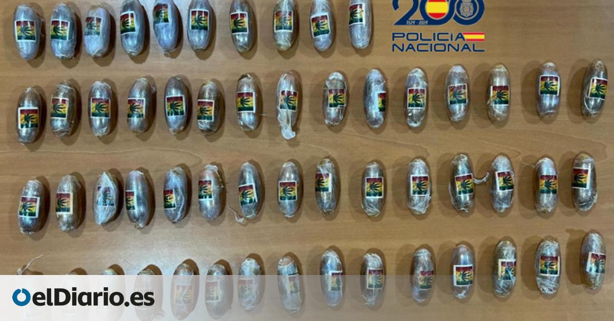 Detenidos dos pasajeros en un vuelo a Canarias que habían ingerido más de medio kilo de hachís