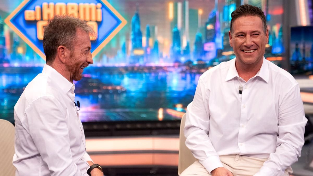 Pablo Motos y Carlos Latre en el estreno de temporada de 'El Hormiguero'