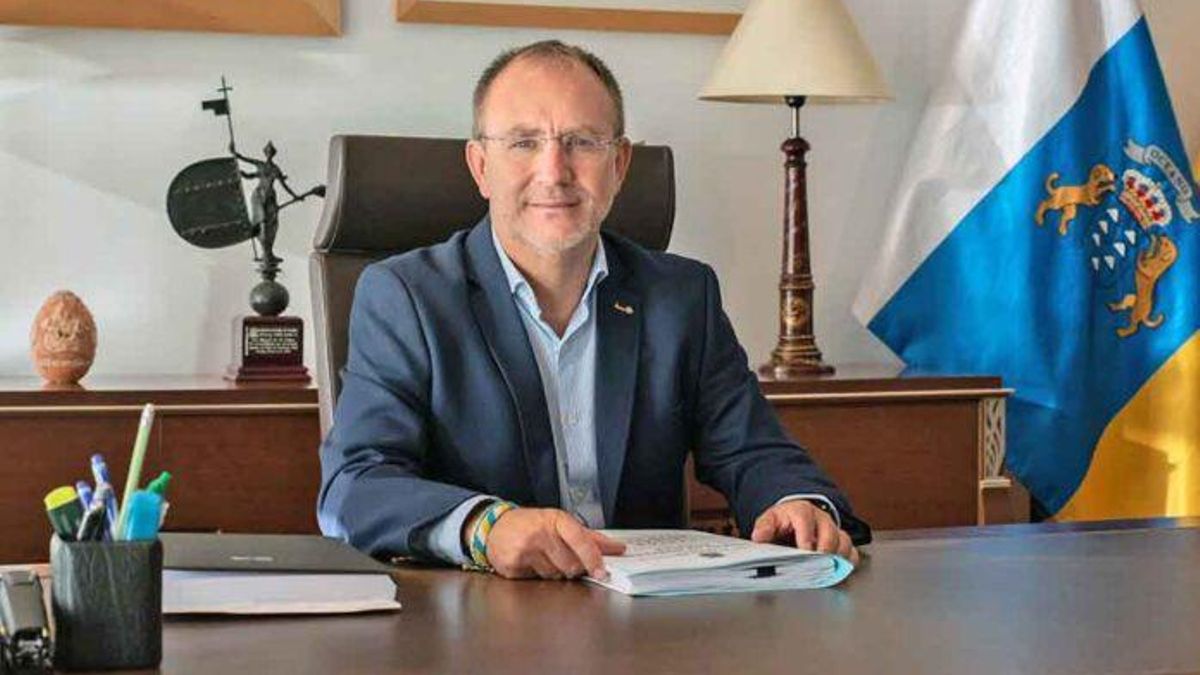 Sergio Rodríguez, presidente del Cabildo de La Palma.