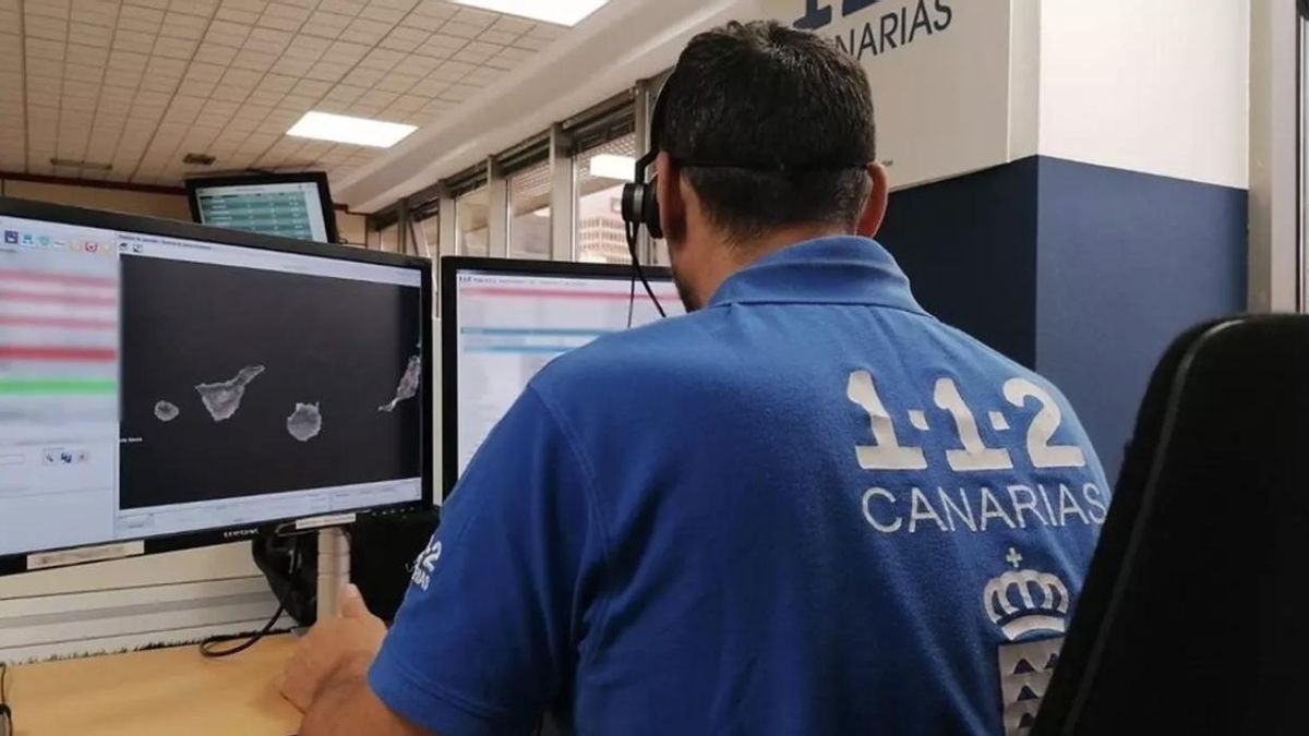 Imagen de archivo de un trabajador del 1-1-2 Canarias