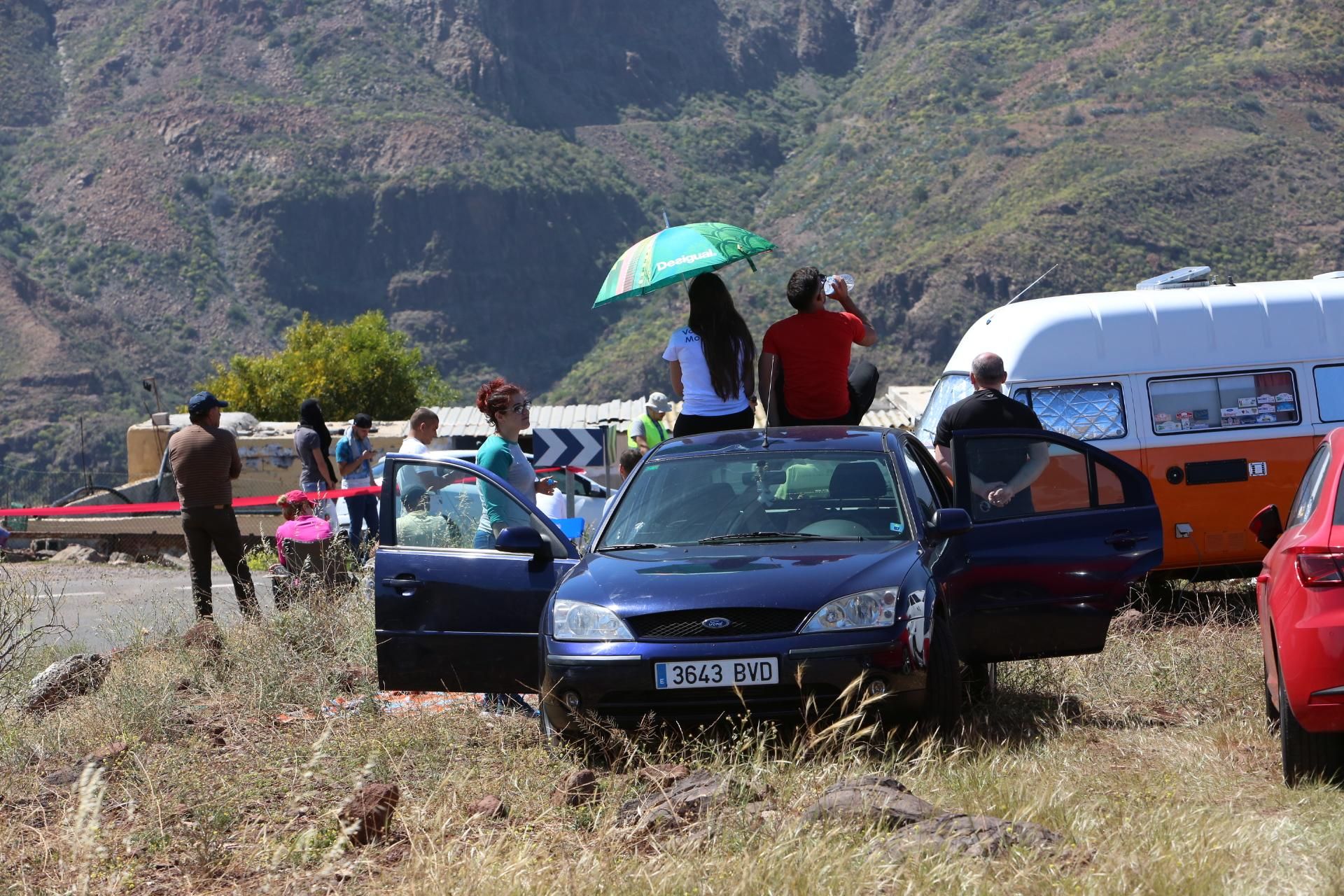 Imágenes del tramo de Santa Lucía del Rally Islas Canarias. (Alejandro Ramos).