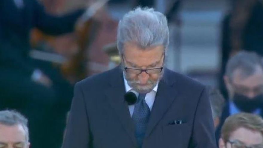 El hermano de José María Calleja, en el homenaje de Estado a las víctimas de la COVID.