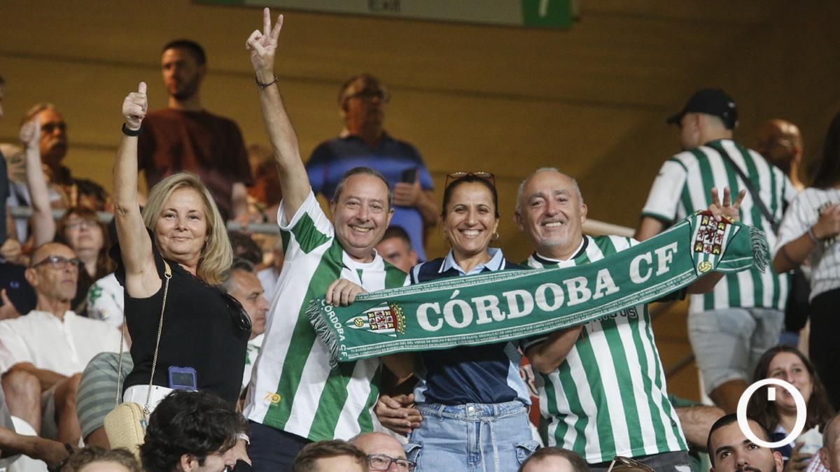 Grada Blanquiverde del Córdoba CF - Racing de Santander