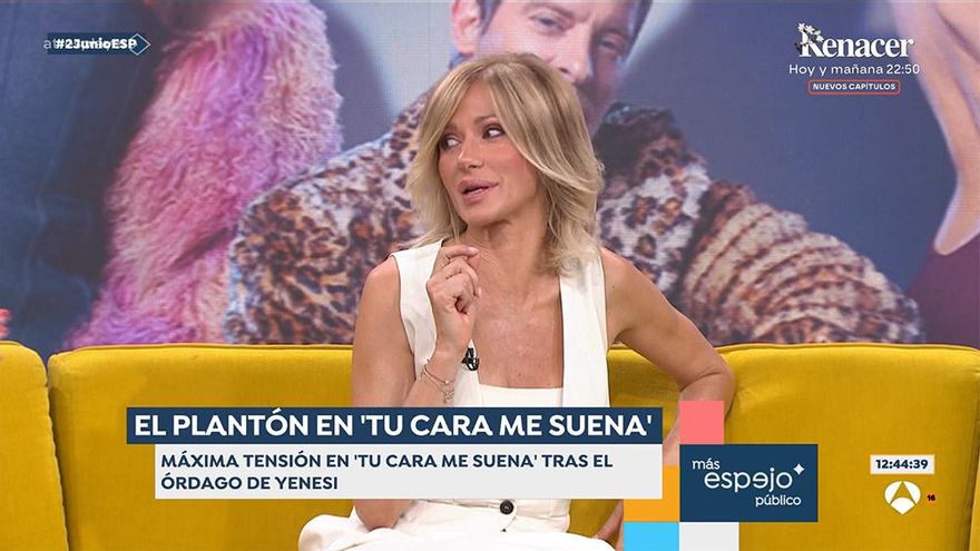 Griso defiende el enfado de Yenesi en 'Tu cara me suena', y Nuria Roca y Juan del Val lo sentencian