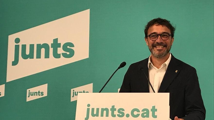 El portavoz de Junts, Josep Rius