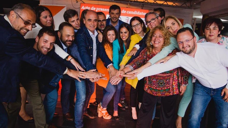 Acto de presentación de candidatos de Ciudadanos en Canarias para las elecciones de 2019.