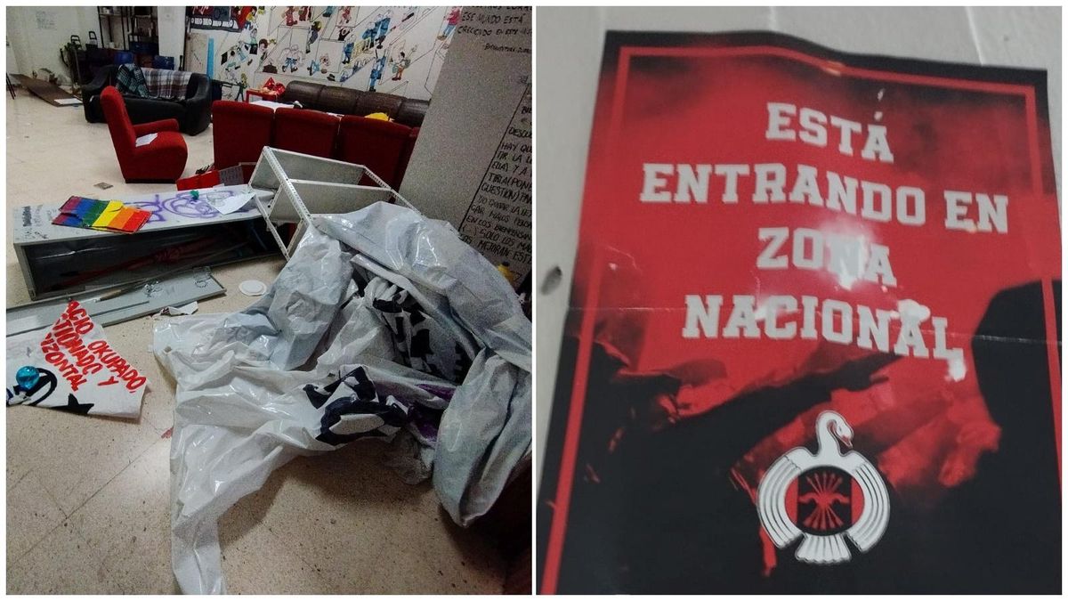 Detenidas 13 personas por el ataque de Falange a la Universidad Complutense de Madrid el fin de semana del 8M