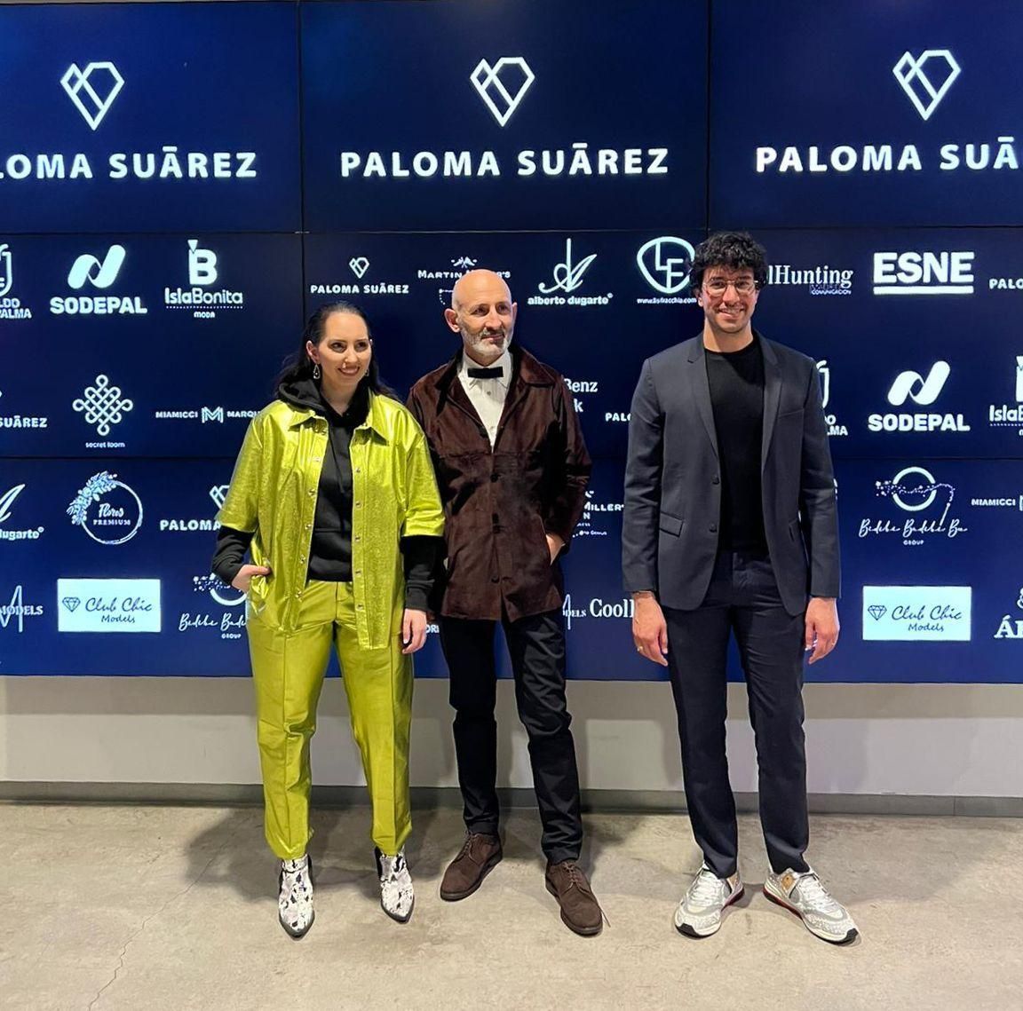 Paloma Suárez, Modesto Lomba y Alejandro Llovel.