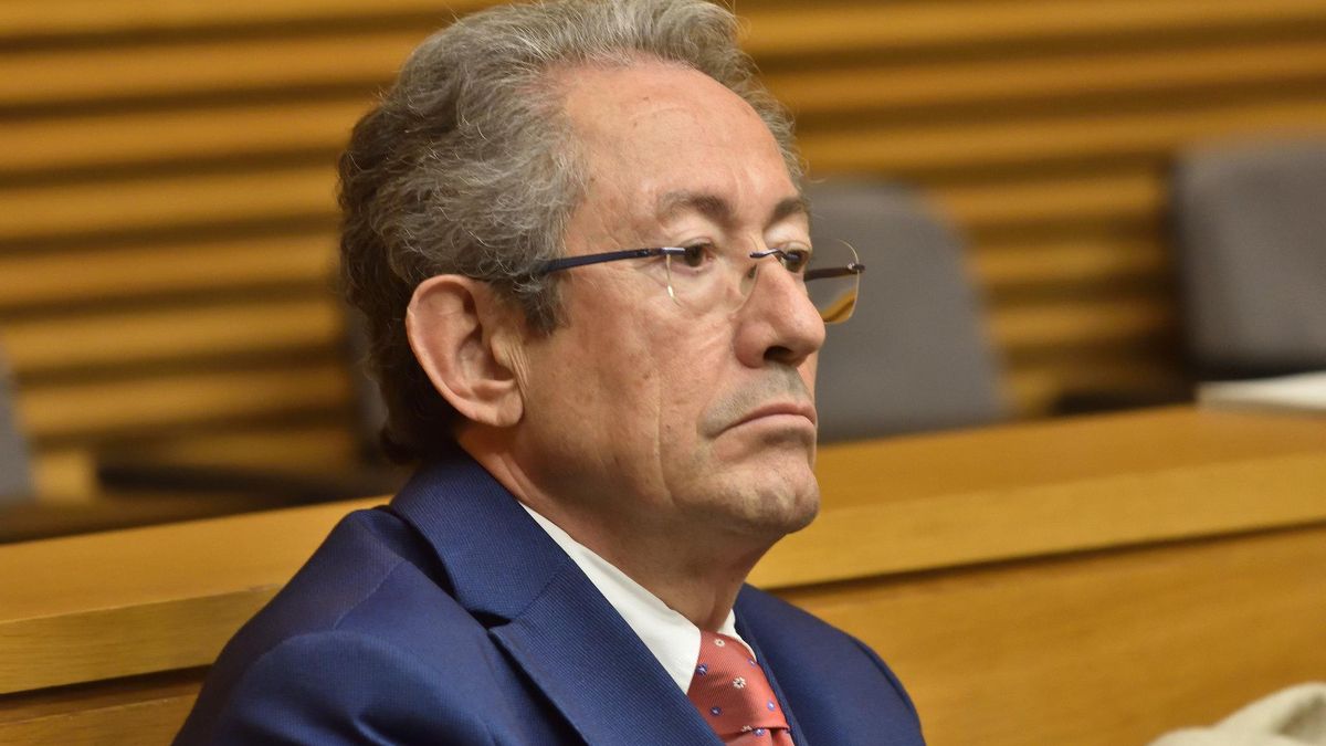 Ángel Luna, Síndic de Greuges, en las Corts Valencianes en una imagen de archivo.