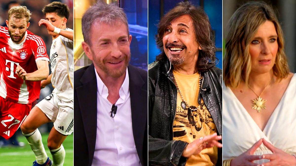 El Bayern-Madrid (11.6%) gana por una décima a 'El Hormiguero', hunde a 'La Revuelta' (8%) y permite subir a las 'Tentaciones' (9%)