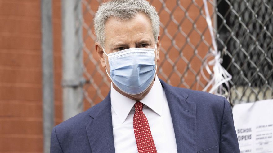 El alcalde de Nueva York, Bill de Blasio