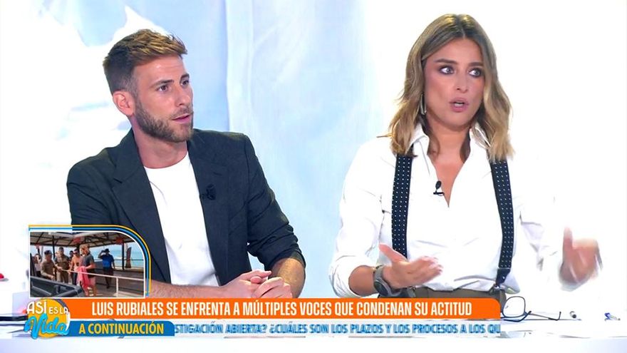 Sandra Barneda y César Muñoz cortaron a Antonio Montero por su controvertido comentario sobre Rubiales