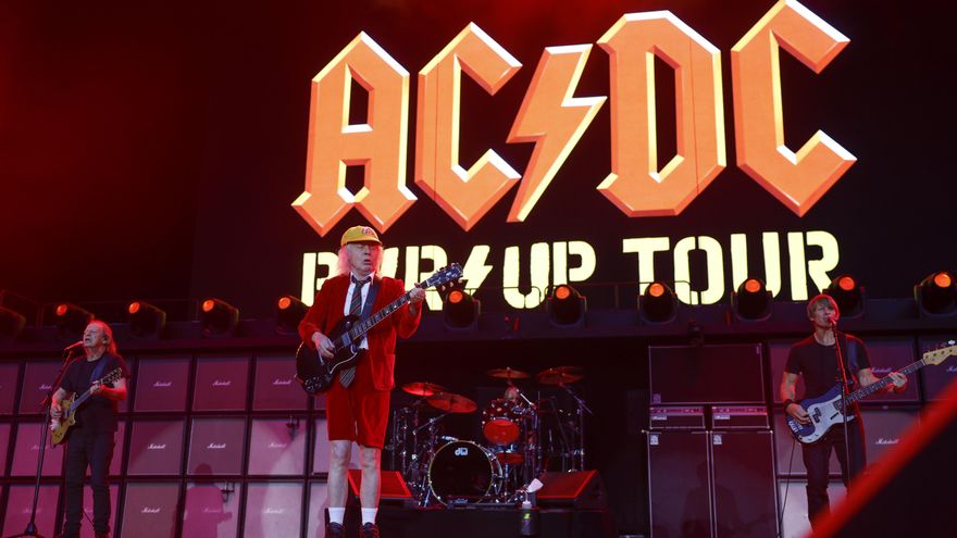 El veterano rayo de AC/DC incendia Madrid, una vez más