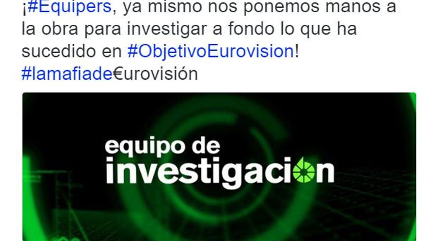 El tuit de 'Equipo de Investigación' sobre el 'Eurodrama'