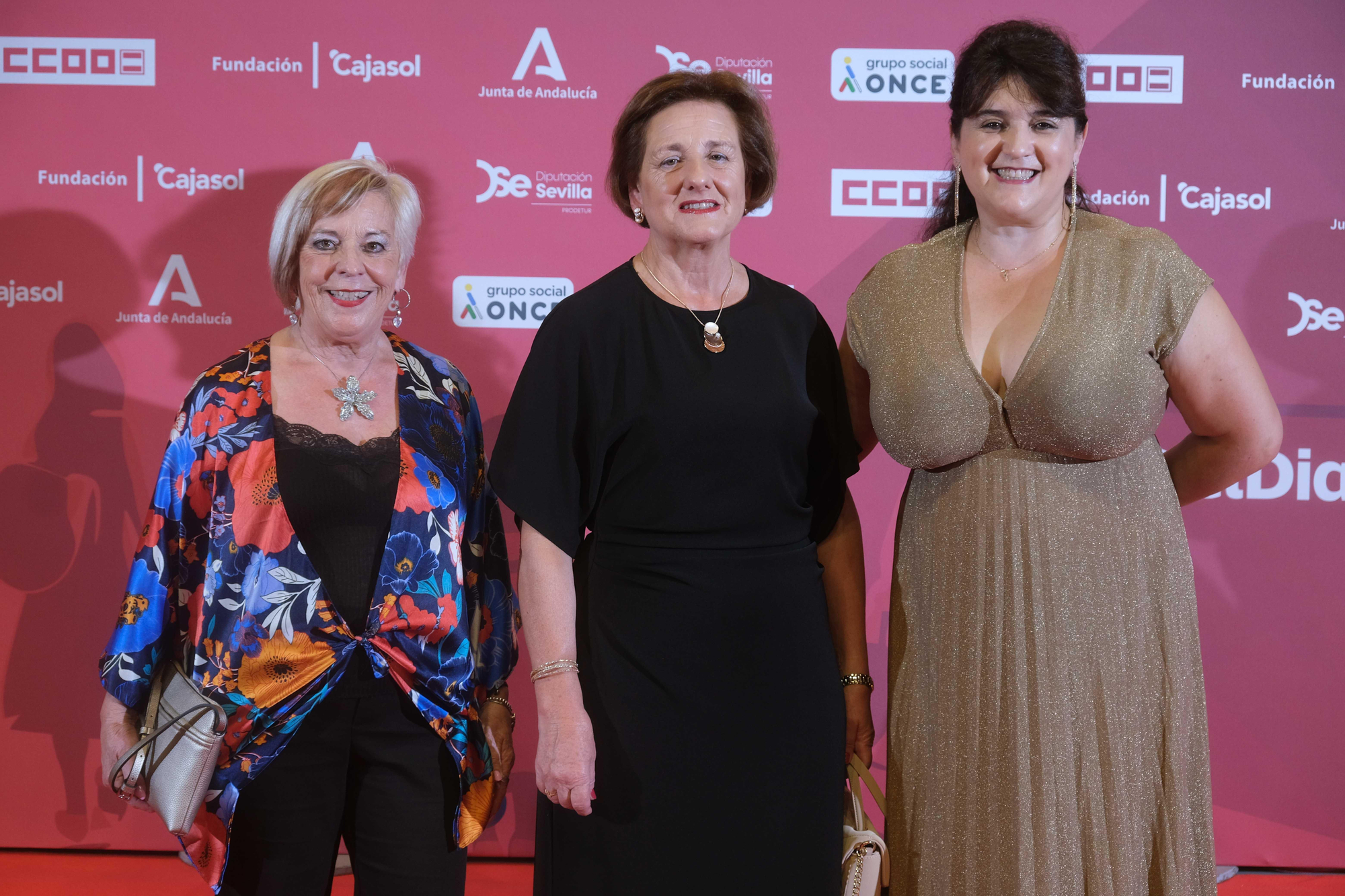 Antonio, Resu y Mónica, de la Asociación de Mujeres de Beas de Granada (AMBEGRA)