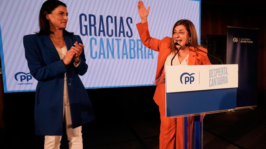 María José Sáenz de Buruaga, la nueva presidenta de Cantabria que sobrevivió a su propio hundimiento en el PP