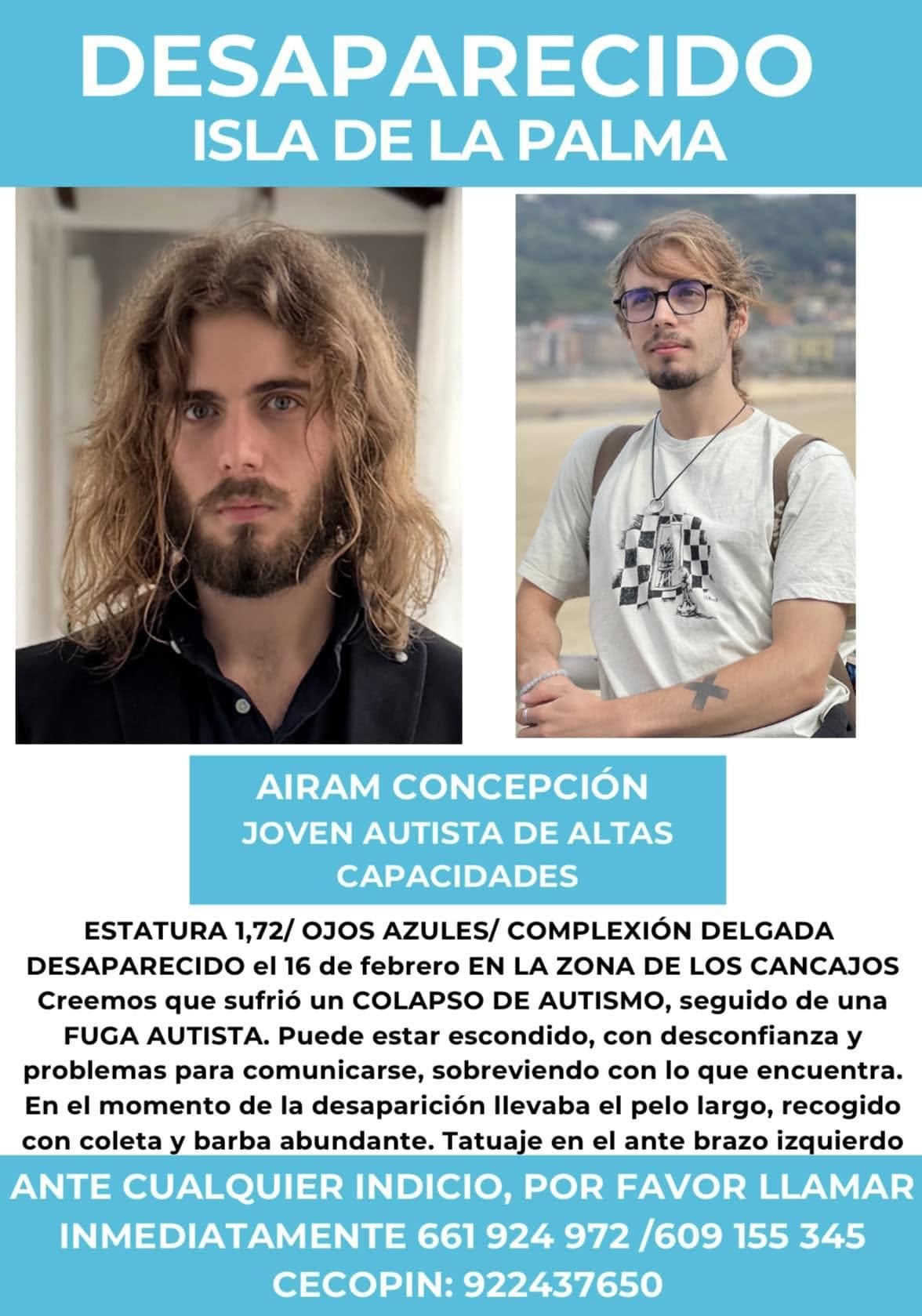 La búsqueda de Ariam Concepción continúa.