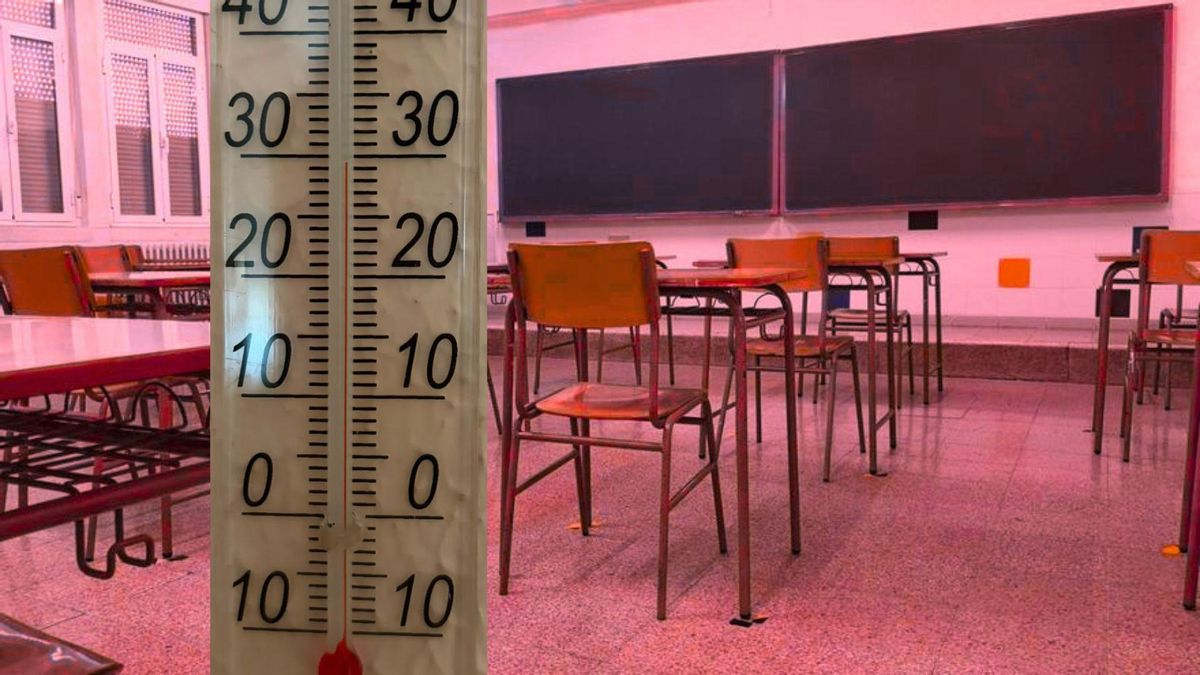 Denuncian que los centros educativos de León superan los 30 grados en plena ola de calor
