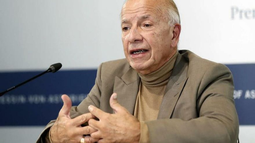 El sociólogo y demógrafo estadounidense de origen cubano Alejandro Portes, Premio Princesa de Asturias de Ciencias Sociales 2019, habla sobre sus estudios referentes a los procesos migratorios internacionales, dos días antes de recoger el galardón.