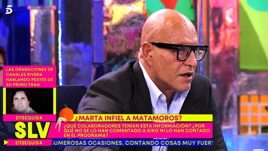 Kiko Matamoros en su vuelta a 'Sálvame'