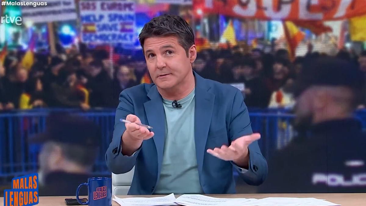Jesús Cintora en su respuesta en 'Malas lenguas'