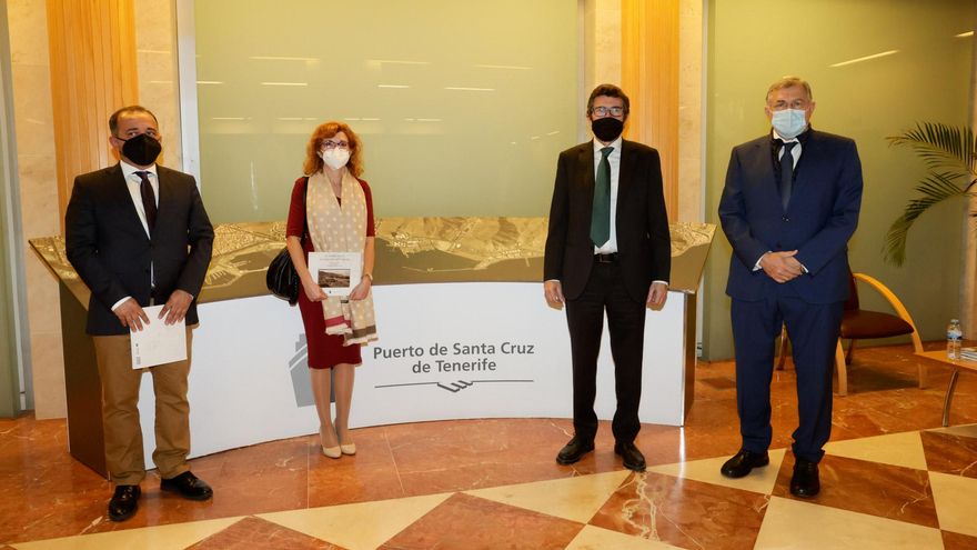 Visita del presidente de Puertos del Estado a Tenerife.