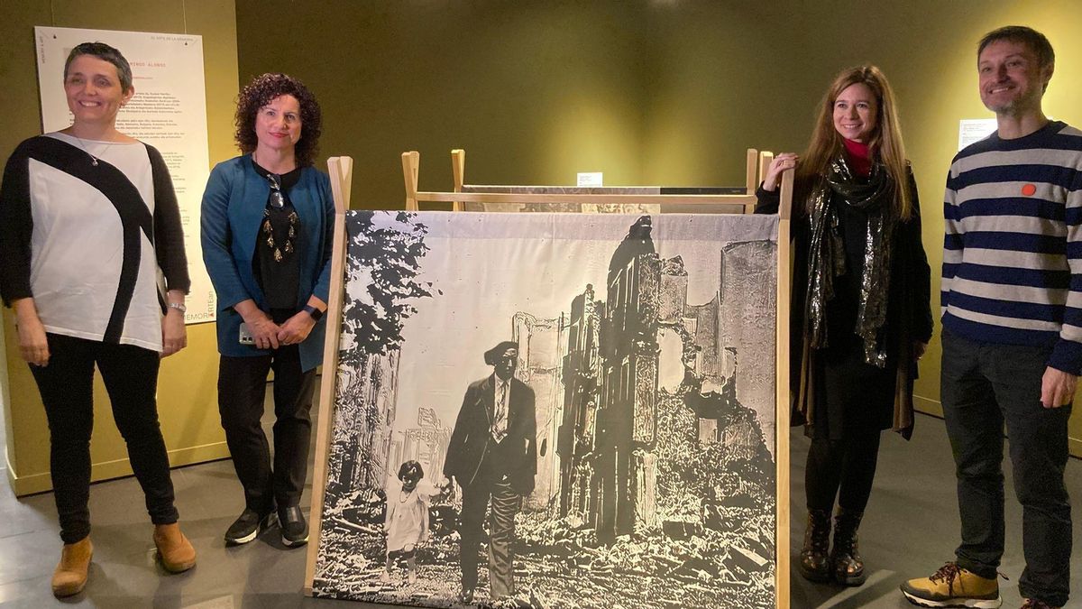 Una exposición recorre los refugios antiaéreos de Bilbao, Getxo y Gernika para los bombardeos de la Guerra Civil