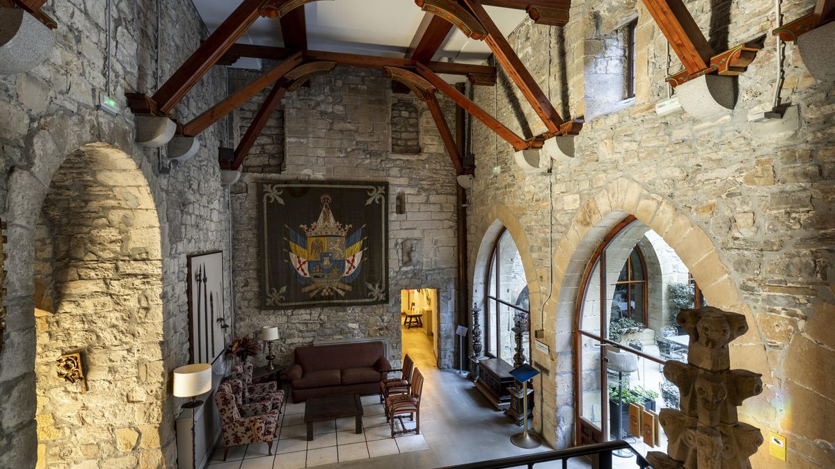 Interior del Parador de Hondarribia