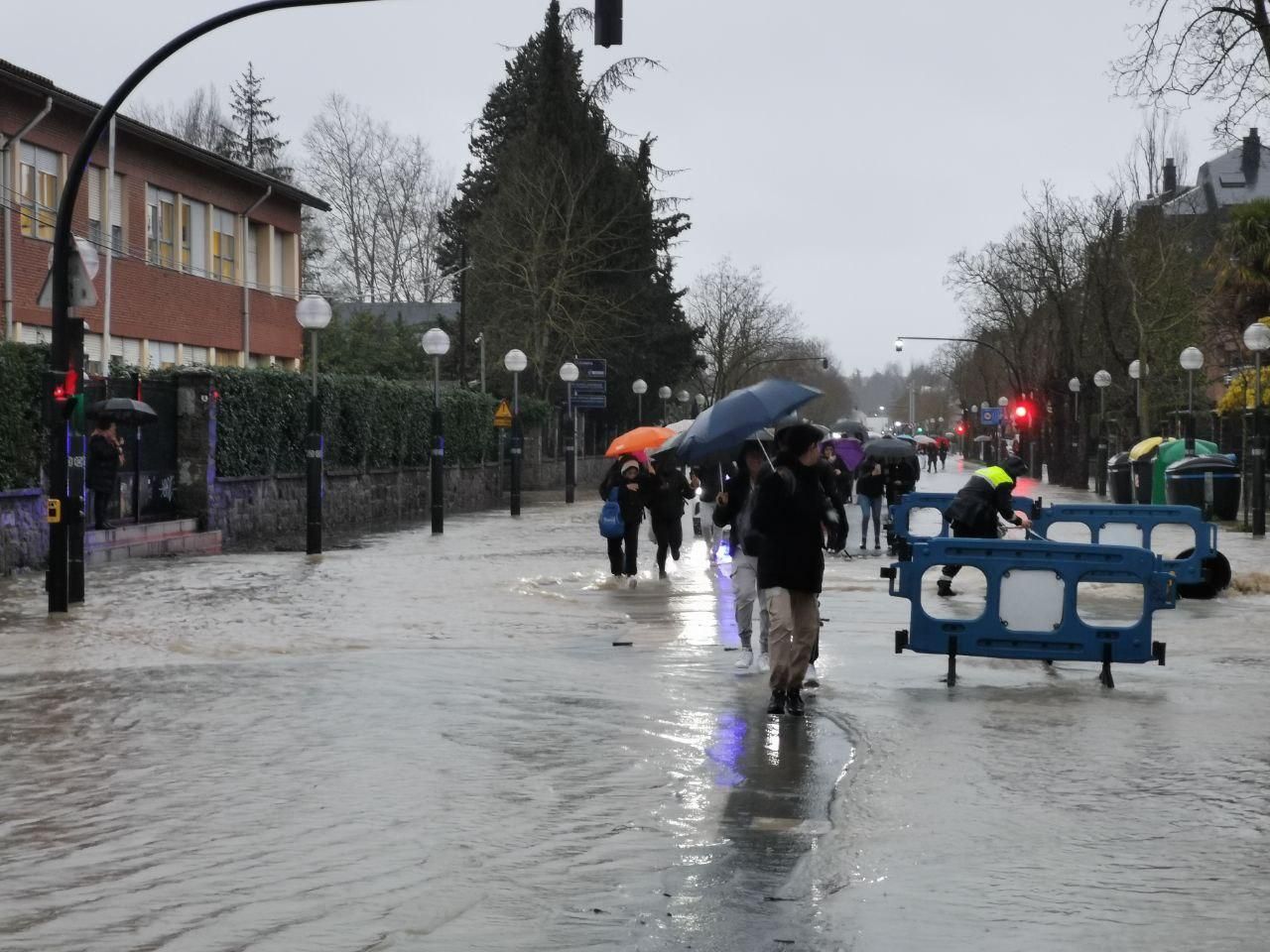 Inundaciones en la zona sur de Vitoria