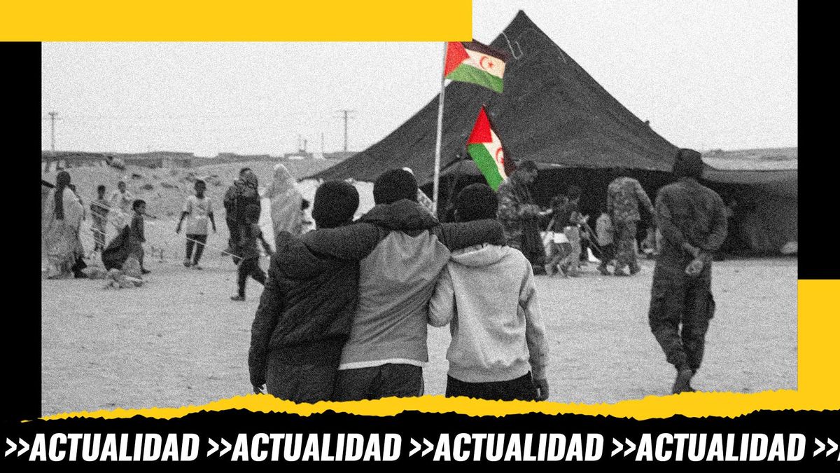 Fotografía del campamento de refugiados saharauis de Ausserd en 2022