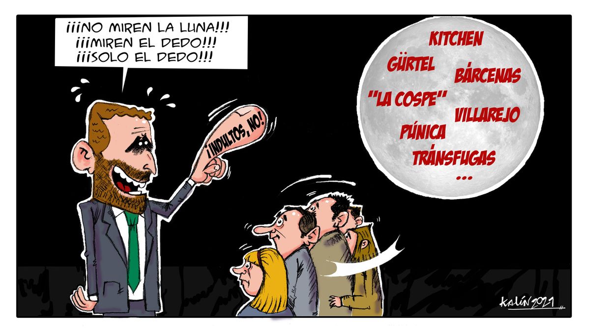 El dedo y la luna