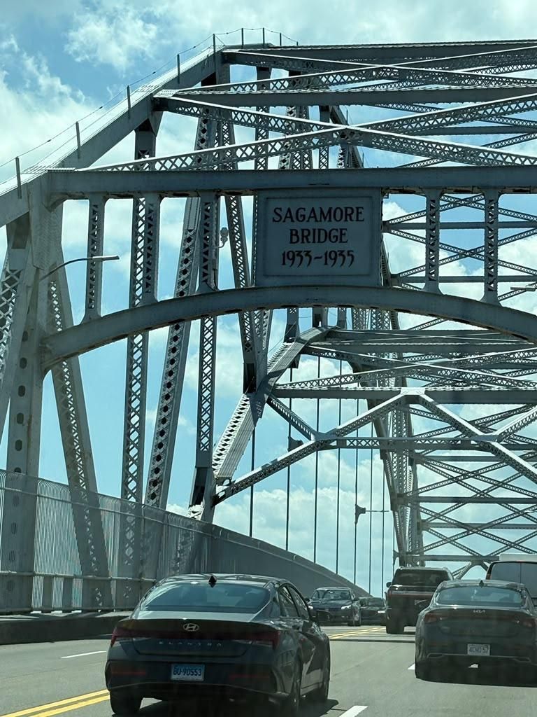 Imagen del Sagamore Bridge, popular puente en el trayecto entre Massachusetts y playas del Estado.