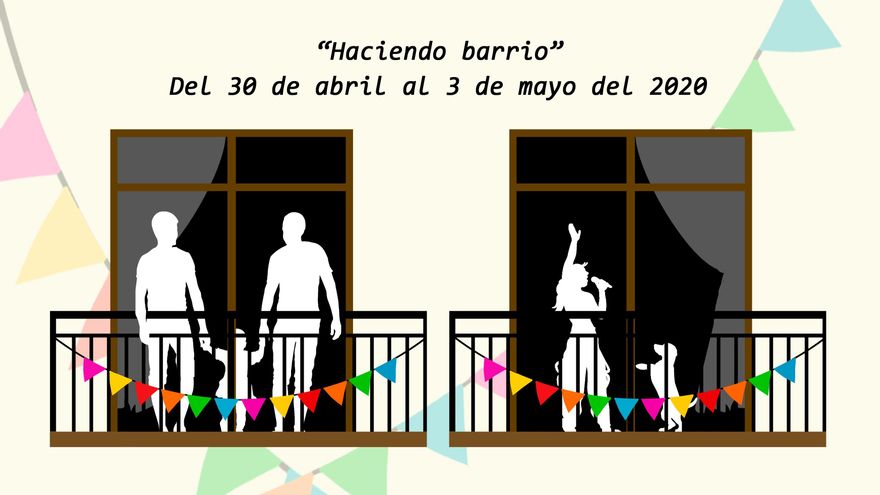 Detalle de uno de los carteles de las Fiestas del 2 de Mayo 2020 | ERICK CADENA