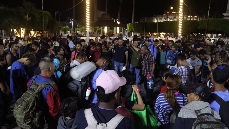 Parte del sur mexicano primera caravana migrante del año con cerca de 1.000 personas