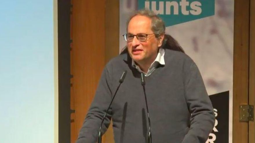 Torra reaparece en la campaña de Junts para cargar contra la gestión sanitaria de Illa
