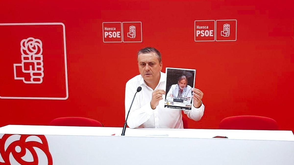 El PSOE pide investigar "el uso partidista" de las redes de la Diputación de Huesca por parte del PP
