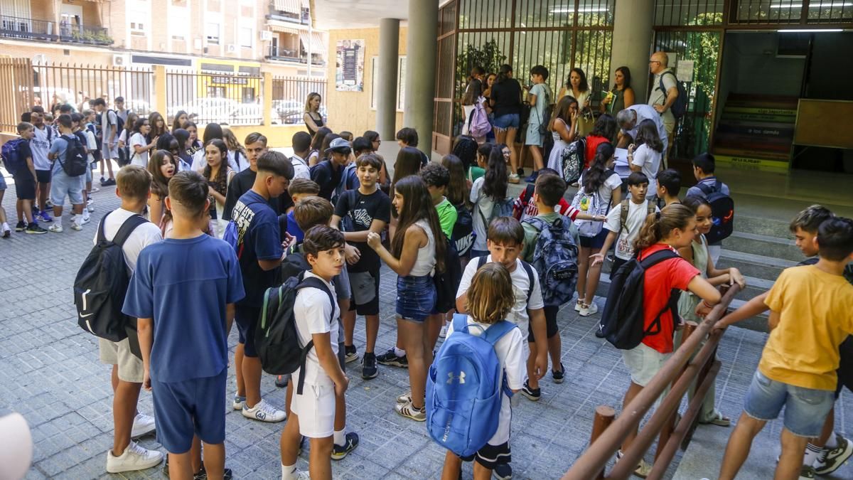 Comienzo de las clases en los institutos
