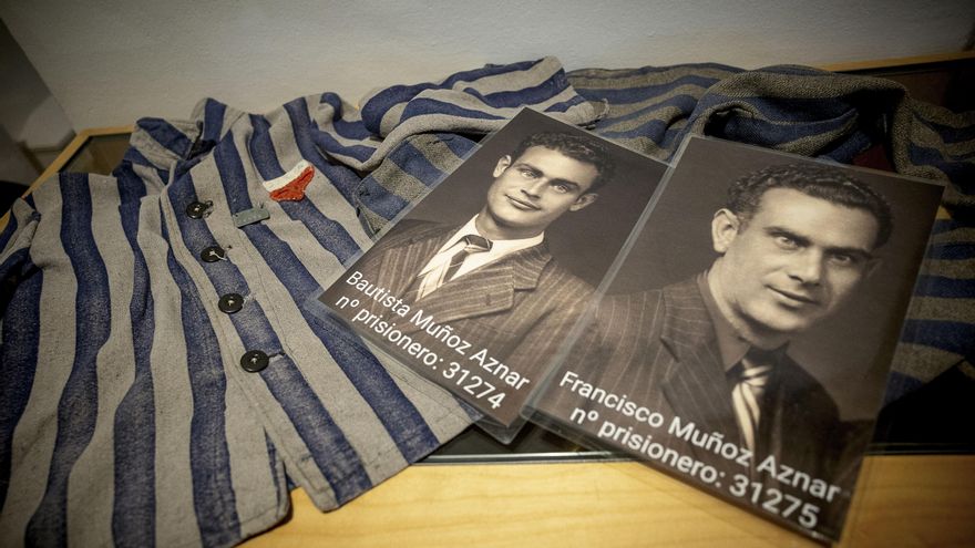 Un traje de rayas, recuerdo del horror de dos hermanos que sobrevivieron al campo nazi