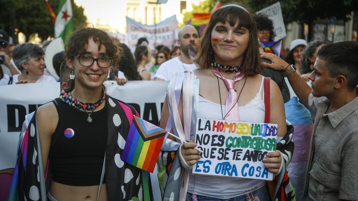 Marcha del Orgullo convocada por la Plataforma Córdoba por la Diversidad