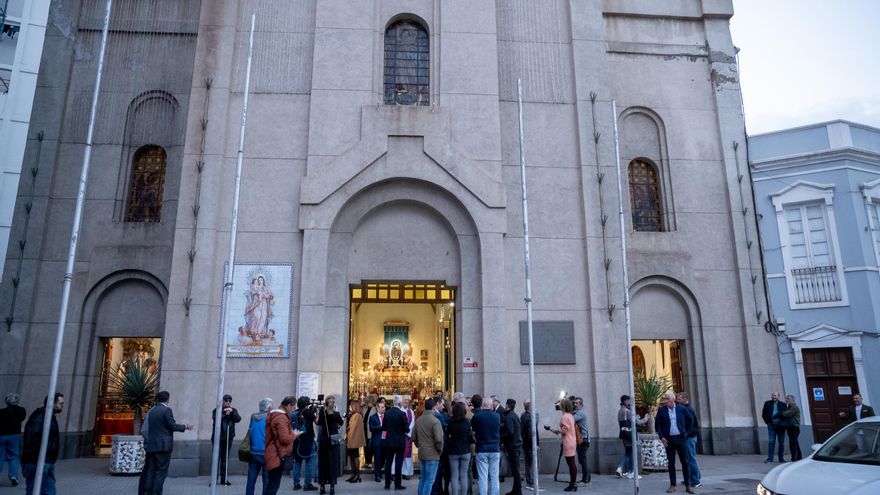 Funeral de Manolo Vieira, en Las Palmas de Gran Canaria