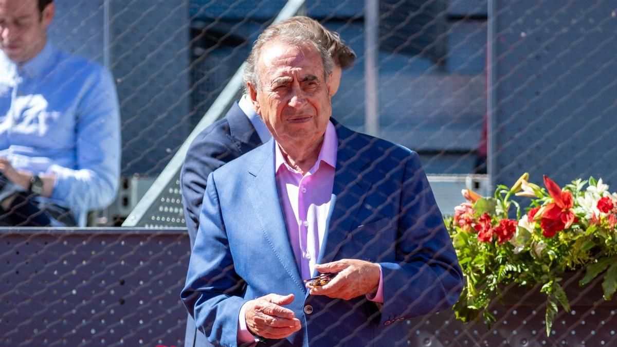 El empresario Pedro Trapote en un partido de tenis en Madrid en mayo de 2023