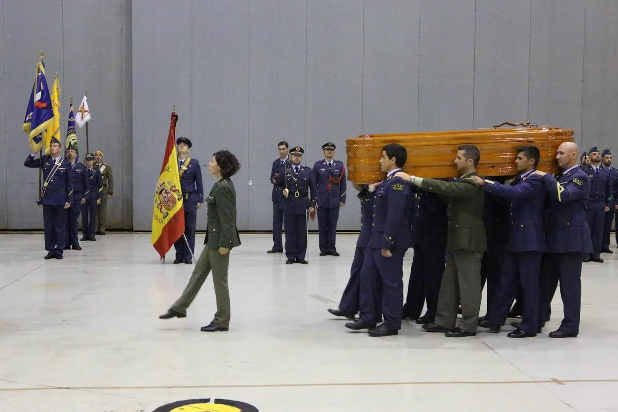 Funeral por los militares del SAR fallecidos en accidente de helicóptero. (ALEJANDRO RAMOS)