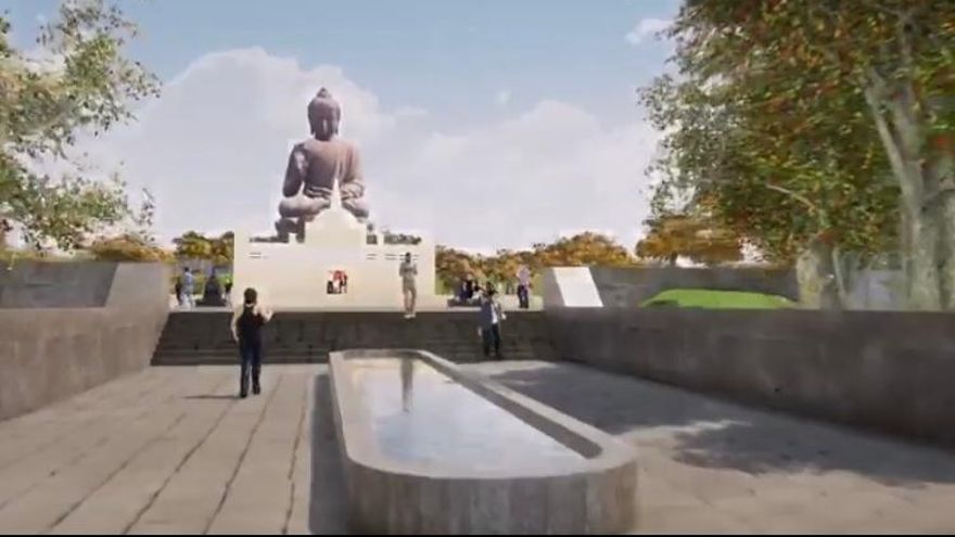 Recreación virtual del Complejo del Gran Buda