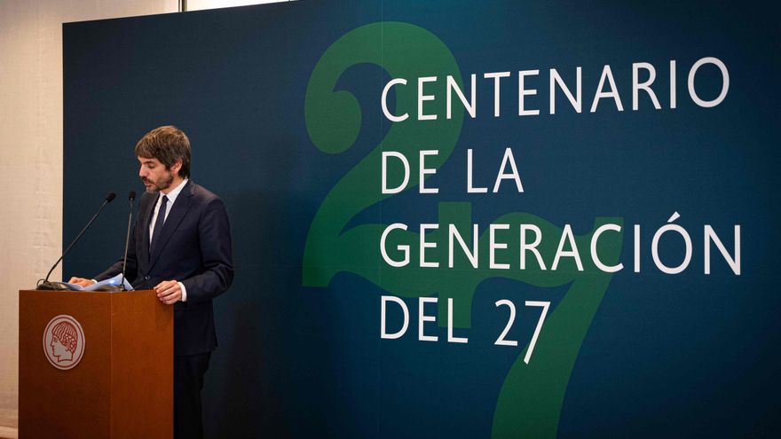 Cultura reivindicará la Generación del 27 en su centenario como "un proyecto de futuro y no como una fotografía del pasado"