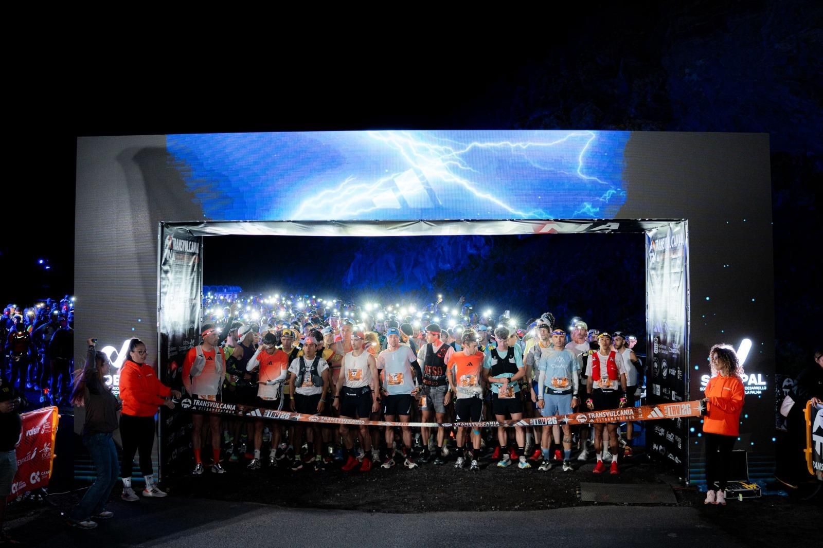 Imagen de archivo de la salida de la Transvulcania.