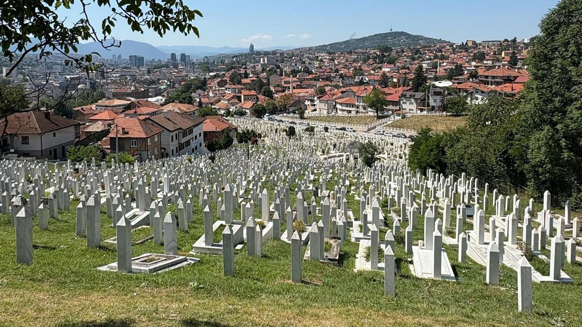 El cementerio Kovači, en Sarajevo.